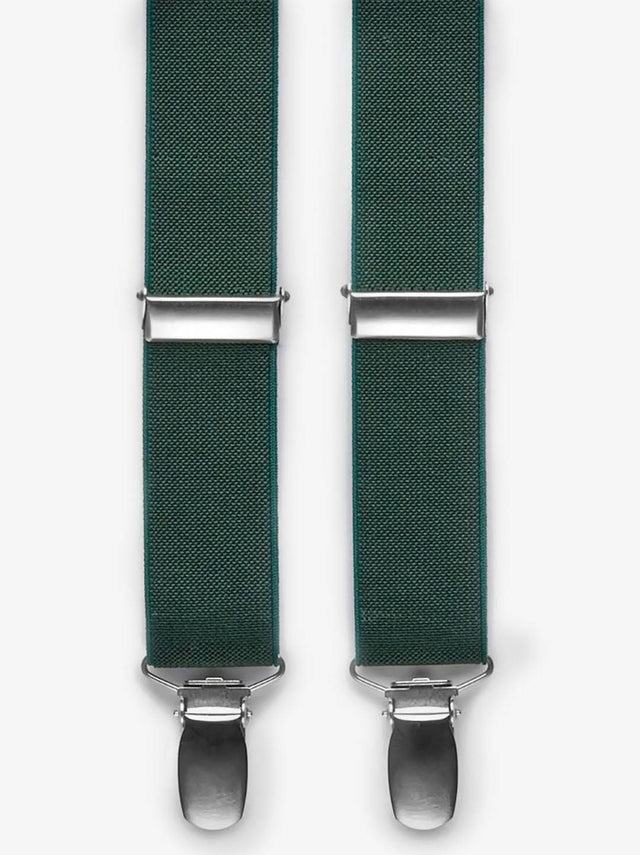 Green Suspenders Plain