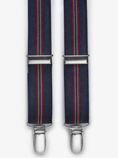 Blue Striped Suspenders