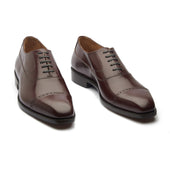Richie Quarter Brogue Balmoral Rosewood Calf Classics