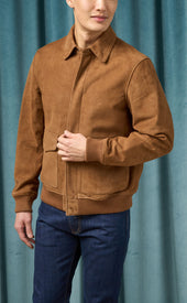 Whisky Brown Suede Jacket
