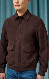 Dark Brown Suede Jacket