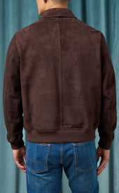 Dark Brown Suede Jacket