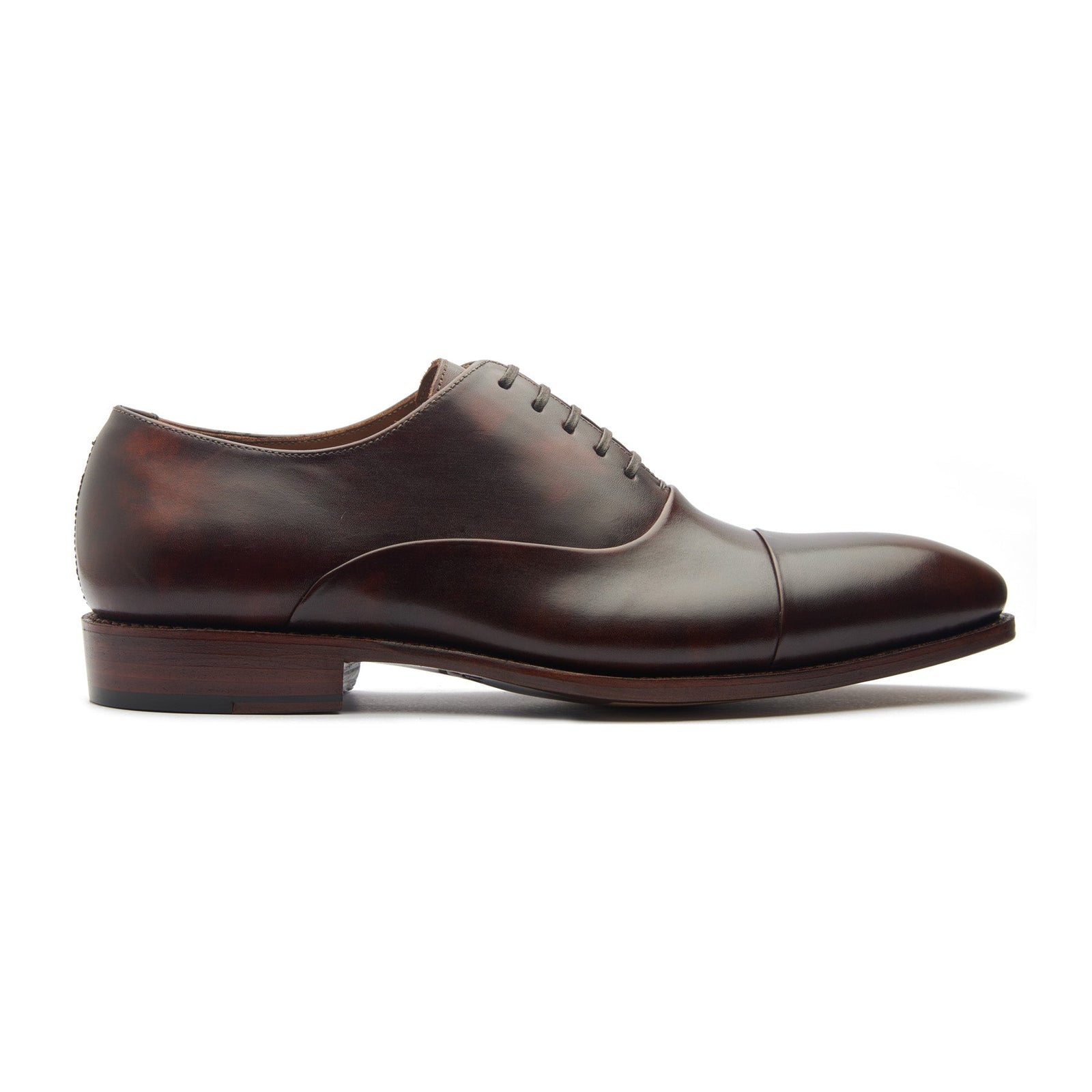 Romero Cap Toe Oxford Chestnut Museum Calf Contemporary Classis
