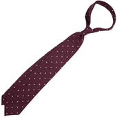 Dotted Wool Silk Grenadine Tie Hand Rolled