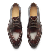 Aurora Split Toe Derby Chestnut Museum Calf Norwegian Construction Hand Welted New Age