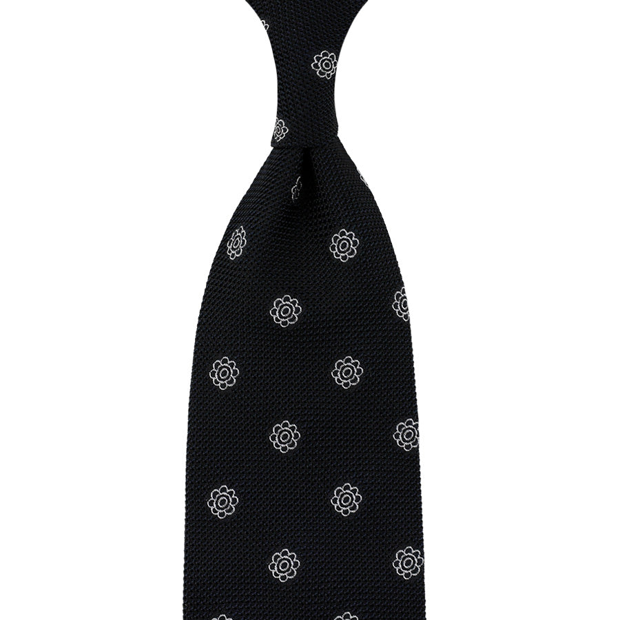 Shibumi Flower Fina Grenadine Silk Bespoke Tie
