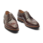 Aurora Split Toe Derby Chestnut Museum Calf Norwegian Construction Hand Welted New Age