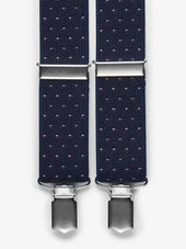 Blue & Pink Suspenders Dot