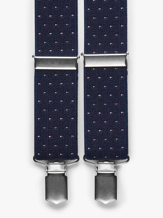Blue & Pink Suspenders Dot
