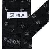 Shibumi Flower Fina Grenadine Silk Tie Hand Rolled