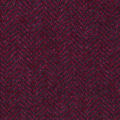 Herringbone Cashmere Bespoke Tie - Burgundy II