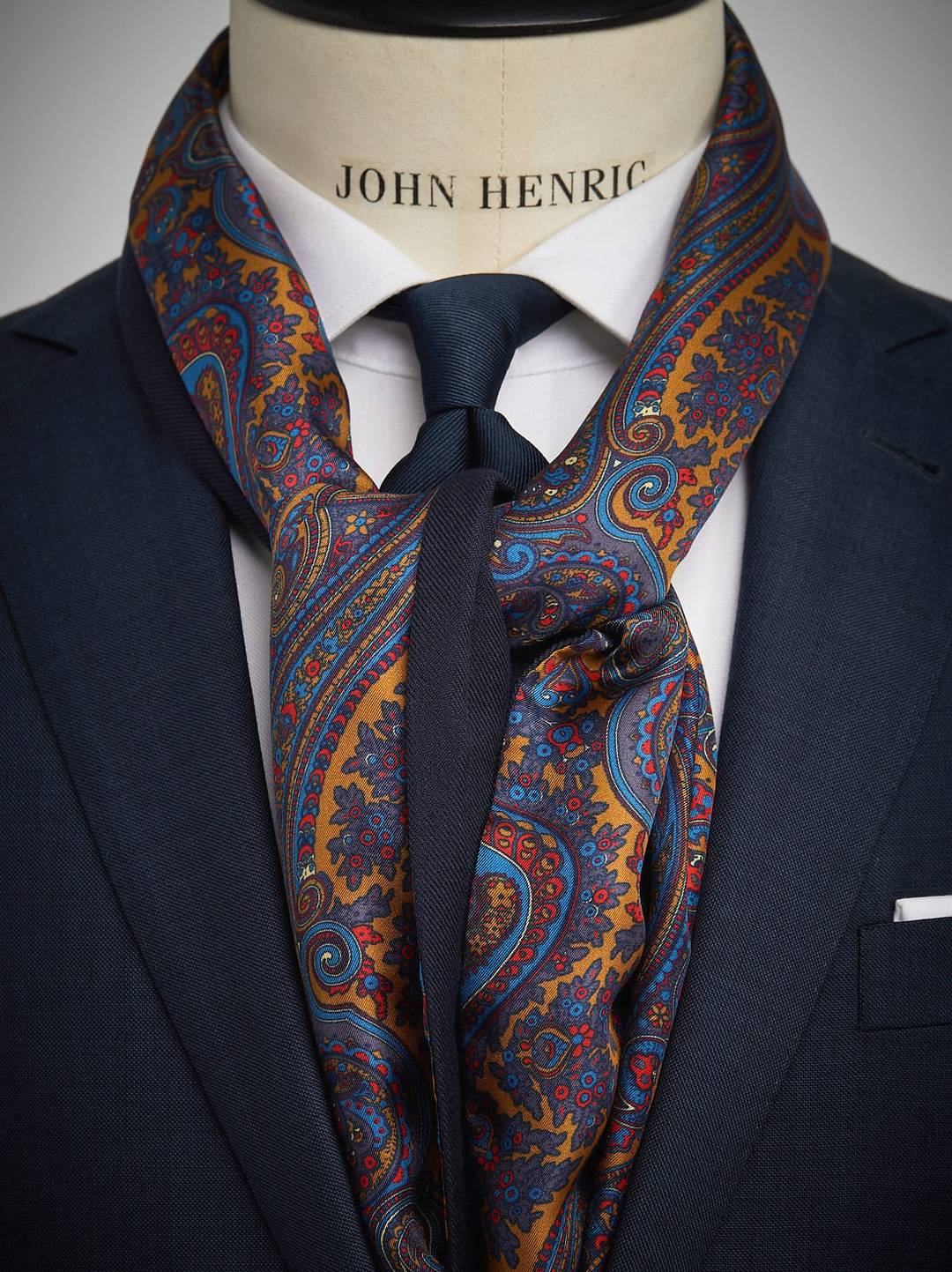 Wool Silk Scarf