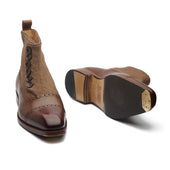 Victor Button Boot Mid Hand Welted Classics Collection