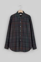 【SALE】Regular Collar Shirt (Madras Overdye)