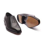 Constance Z True Seamless Whole Cut Oxford Hand Welted Aniline Calf Noir