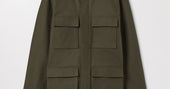 Khaki Green Field Jacket | Italian Performance Twill | Asket