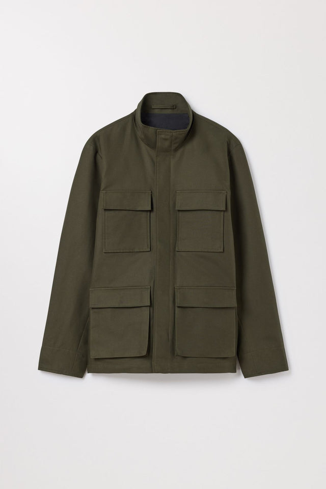 Green Field Jacket Italian Performance Twill Asket