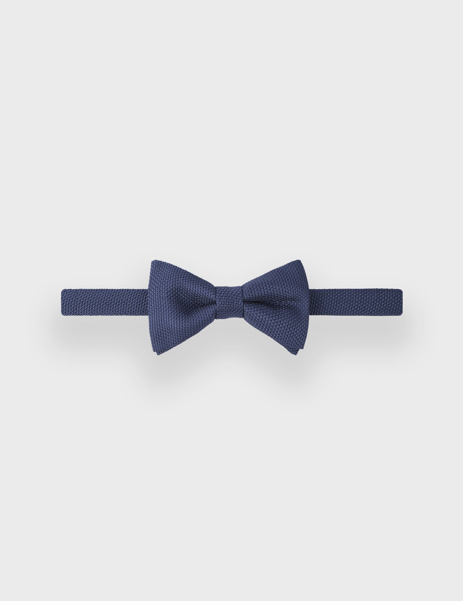 N Ud Papillon En Grenadine De Soie Bleue