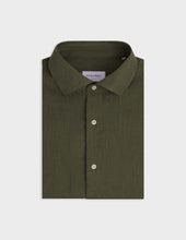 Chemise Aristote En Lin Kaki