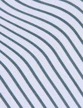 Green Striped Fitted Shirt