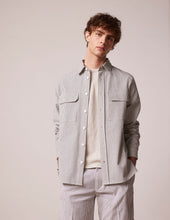 Chemise Florian rayée bleue