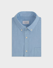 Chemise Gabriel En Lin Bleu