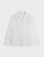 Chemise Livio En Lin Blanc
