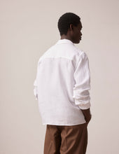 Chemise Livio En Lin Blanc