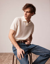 Ecru cotton Lilian polo