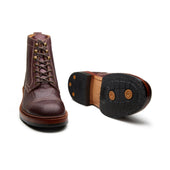 Dixon Z Cap Toe Derby Boot Mahogany Shrunken Bison