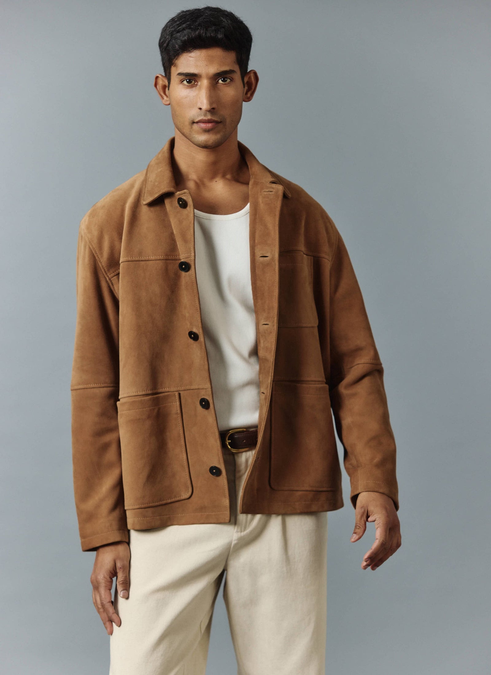 Afterward Suede Chore Jacket