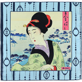 Ukiyo-e Silk Pocket Square - Matsushima no Bijin - 40x40cm