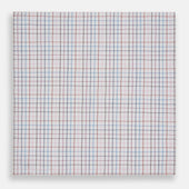Hand Rolled Multi Graph Check Handkerchief