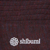 Knee Socks Ribbed Mottled Wool