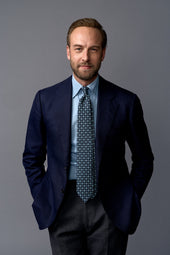 Anniversary Collection Floral Printed Silk Tie