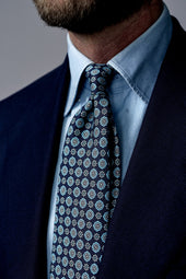 Anniversary Collection Floral Printed Silk Tie