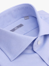 Sky Blue Micro Twill Shirt - Elgin Fit (Slim)