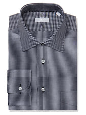 Black Check Shirt - Elgin Fit (SLIM)