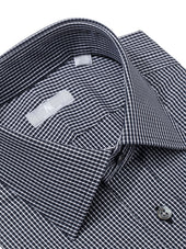 Black Check Shirt - Elgin Fit (SLIM)