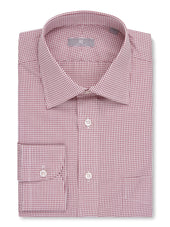 Red Graph Check Shirt - Elgin Fit (Slim)