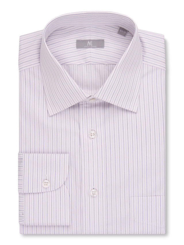 Purple Stripe Shirt - Elgin Fit (Slim)