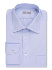 Solid Blue Poplin Shirt - Elgin Fit (Slim)