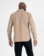 10oz Selvedge Chambray Work Shirt - Khaki