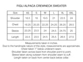 Figli Crewneck Sweater Cioccolato Melange Handloom Brushed Baby Alpaca