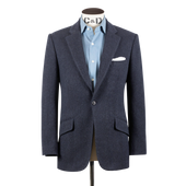 Cutaway Collar Shirt In Light Wash