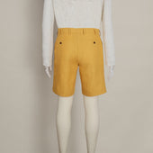 Tailored Linen Beach Shorts In