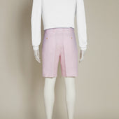 Tailored Linen Beach Shorts In Light