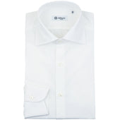 Poplin Semi Spread Shirt - White