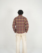 Down Shirt Cotton Flannel Brownstone Plaid