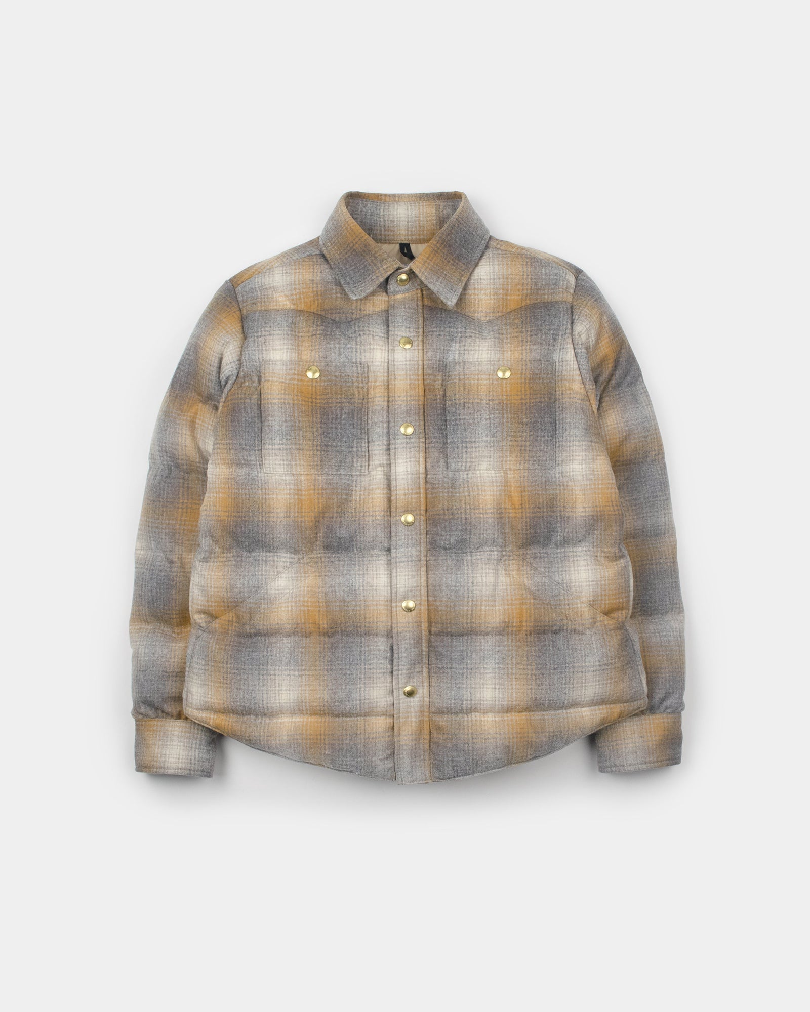 Down Shirt Pendleton Wool Flannel Meadow Plaid